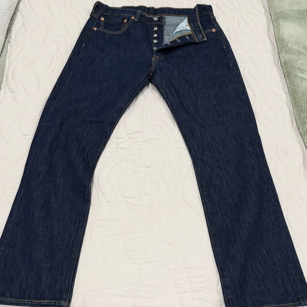 Levi's Men's Straight Jeans - Dark Indigo Blue